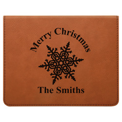 Snowflakes Leatherette 4-Piece Wine Tool Set (Personalized)