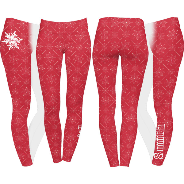 Snowflakes Leggings Turn Around - Apvl
