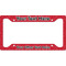 Snowflakes License Plate Frame - Style A