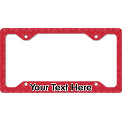 Snowflakes License Plate Frame - Style C (Personalized)
