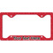 Snowflakes License Plate Frame - Style C