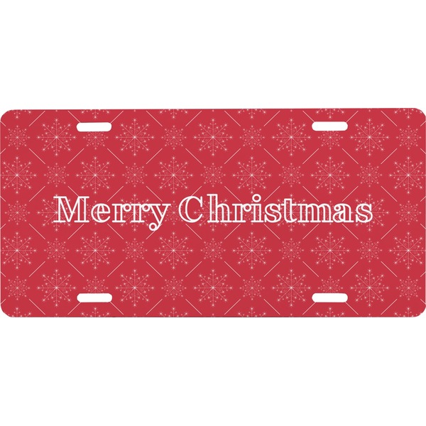 Custom Snowflakes Front License Plate (Personalized)