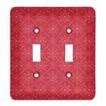 Snowflakes Light Switch Cover (2 Toggle Plate)