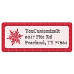 Snowflakes Return Address Labels (Personalized)