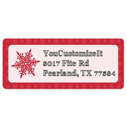 Snowflakes Return Address Labels (Personalized)