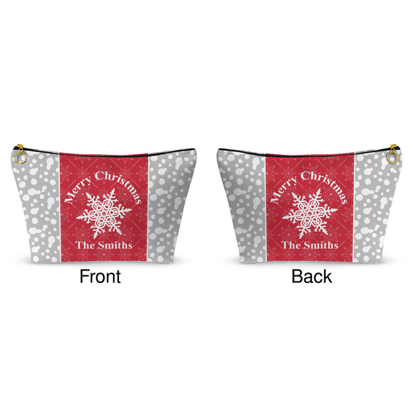 Snowflakes Makeup Bag (Front and Back)