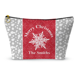 Snowflakes Makeup Bag - Large - 12.5"x7" (Personalized)