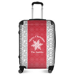 Snowflakes Suitcase - 24" Medium - Checked (Personalized)