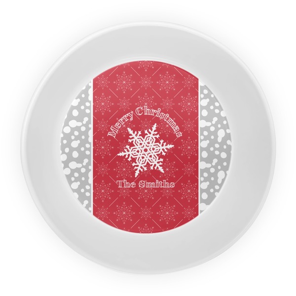 Snowflakes Melamine Bowl - Center