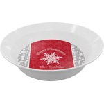 Snowflakes Melamine Bowl (Personalized)