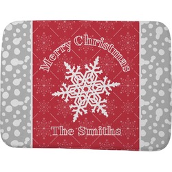Snowflakes Memory Foam Bath Mat - 48"x36" (Personalized)