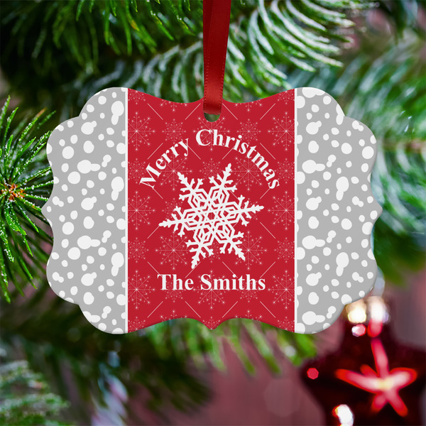 Snowflakes Metal Benilux Ornament - Lifestyle