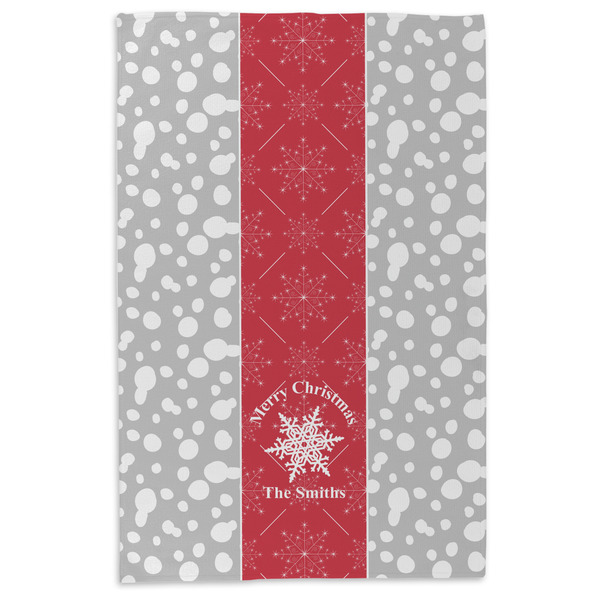 Snowflakes Microfiber Dish Towel - APPROVAL