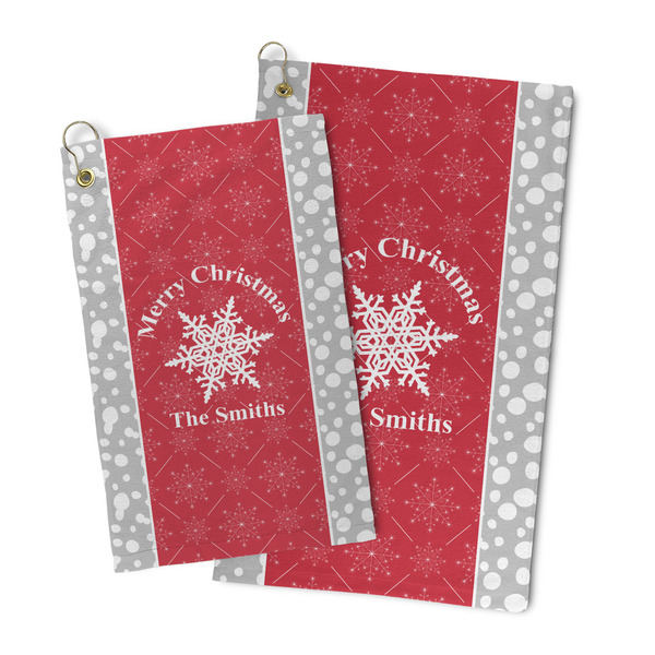 Snowflakes Microfiber Golf Towel - PARENT/MAIN