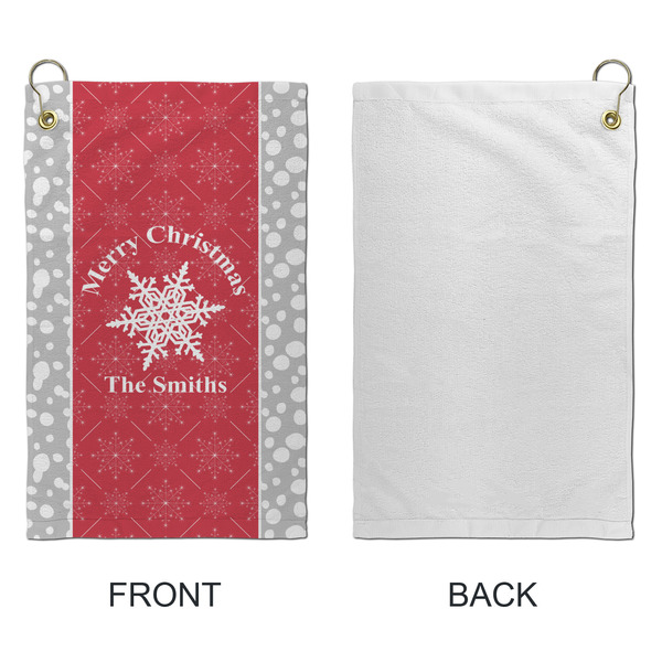 Snowflakes Microfiber Golf Towels - Small - APPROVAL