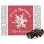 Snowflakes Dog Blanket - Regular (Personalized)