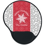 Snowflakes Mouse Pad with Wrist Support