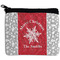 Snowflakes Rectangular Coin Purse (Personalized)