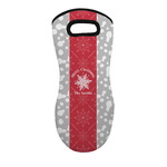 Snowflakes Neoprene Oven Mitt - Single w/ Name or Text