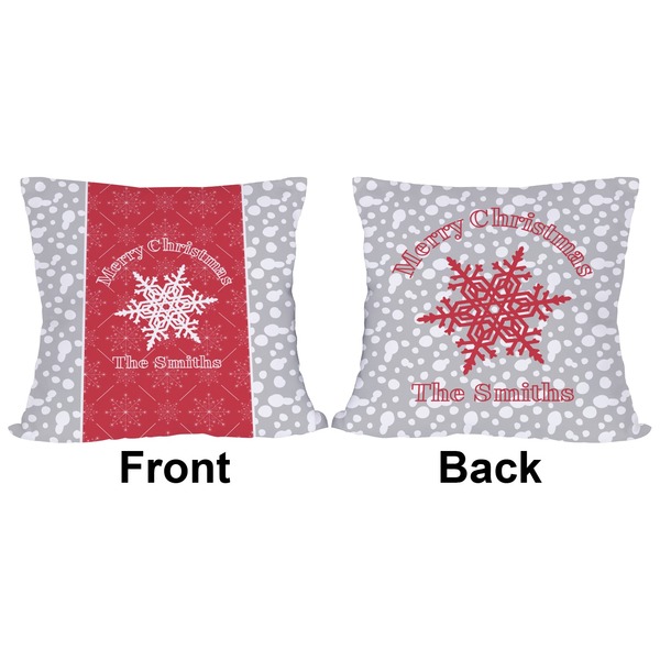 Snowflakes Outdoor Pillow - 18x18