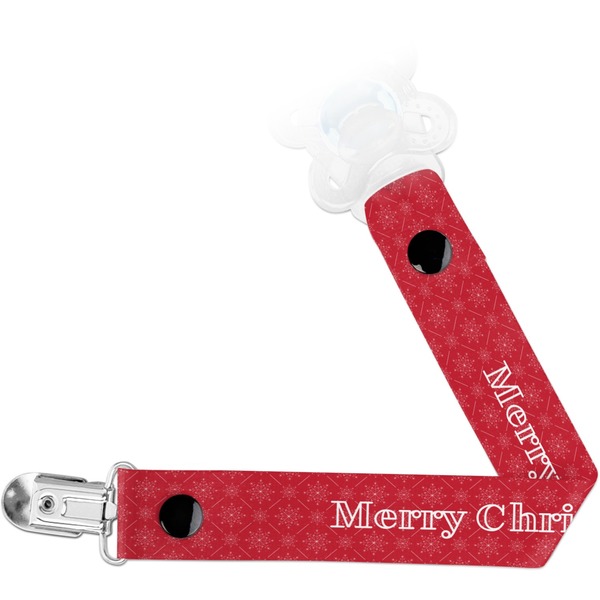 Custom Snowflakes Pacifier Clip (Personalized)