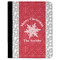 Snowflakes Padfolio Clipboards - Large - FRONT