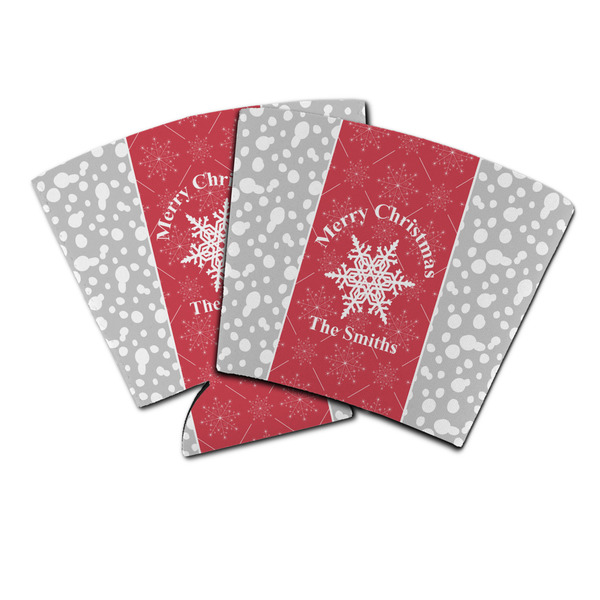 Custom Snowflakes Party Cup Sleeve (Personalized)