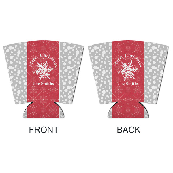 Snowflakes Party Cup Sleeves - with bottom - APPROVAL