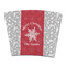Snowflakes Party Cup Sleeves - without bottom - FRONT (flat)