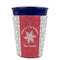 Snowflakes Party Cup Sleeves - without bottom - FRONT (on cup)