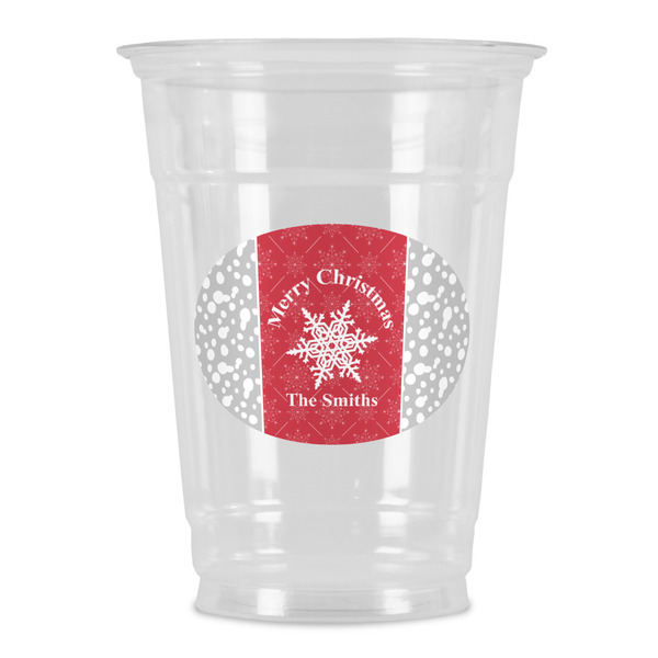 Custom Snowflakes Party Cups - 16oz (Personalized)