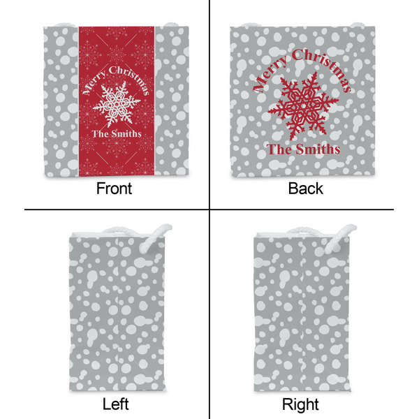 Snowflakes Party Favor Gift Bag - Gloss - Approval