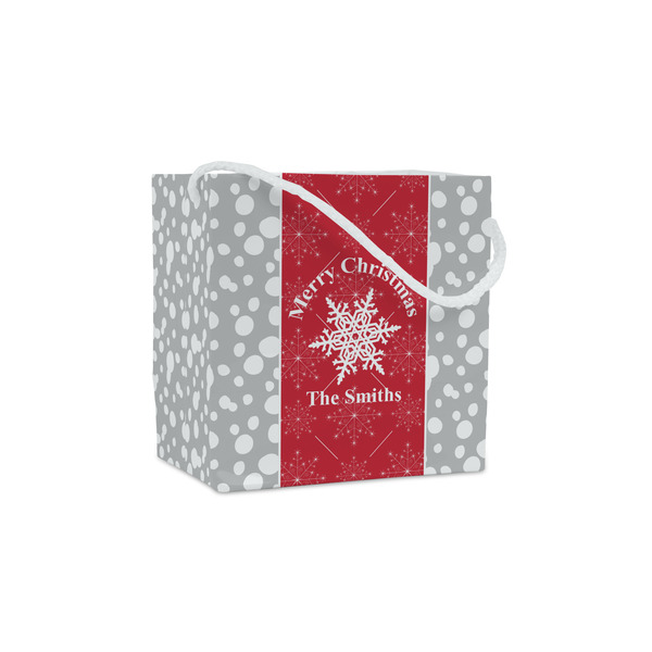 Custom Snowflakes Party Favor Gift Bags - Gloss (Personalized)
