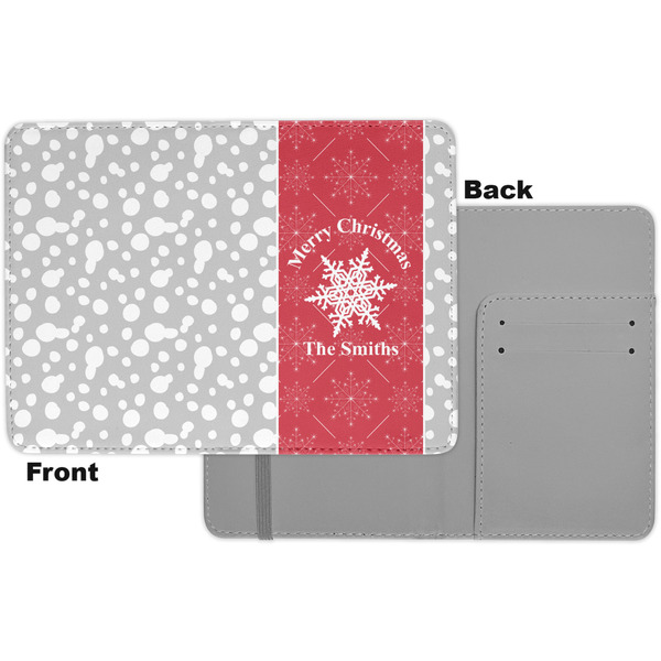 Snowflakes Passport Holder - Apvl