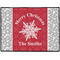 Snowflakes Personalized Door Mat - 24x18 (APPROVAL)