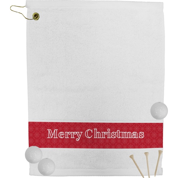Custom Snowflakes Golf Bag Towel (Personalized)