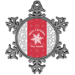 Snowflakes Vintage Snowflake Ornament (Personalized)