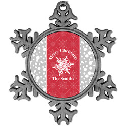 Snowflakes Vintage Snowflake Ornament (Personalized)