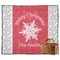 Snowflakes Outdoor Picnic Blanket (Personalized)