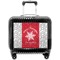 Snowflakes Pilot Bag Luggage with Wheels
