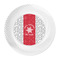 Snowflakes Plastic Party Dinner Plates - Approval