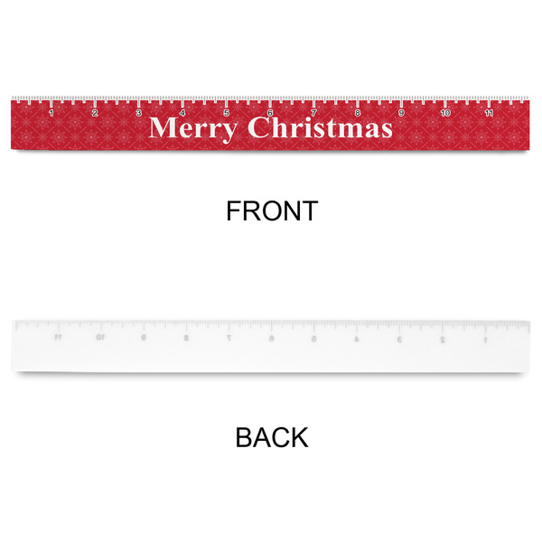 Snowflakes Plastic Ruler - 12" - APPROVAL