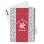 Snowflakes Playing Cards (Personalized)