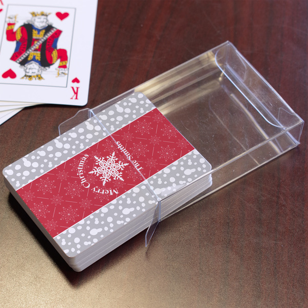 Snowflakes Playing Cards - In Package