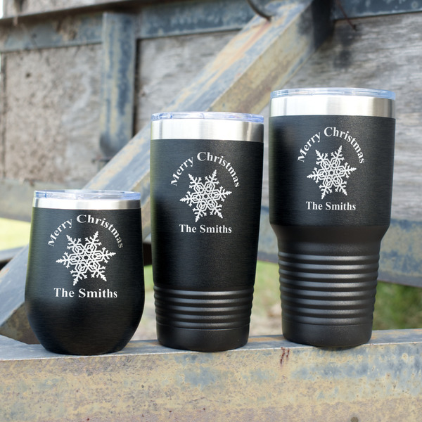 Snowflakes Polar Camel Tumblers - Group Shot