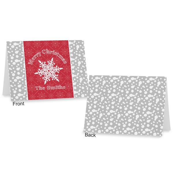 Snowflakes Postcard - Front and Back