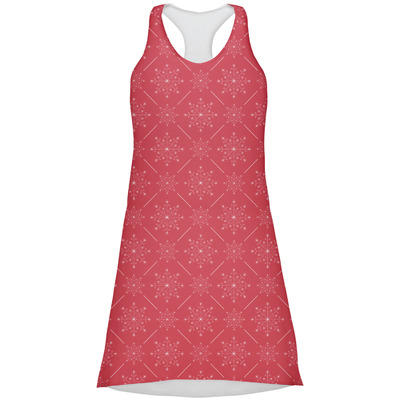 Snowflakes Racerback Dress - 2X Large (Personalized)
