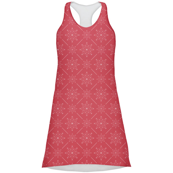 Custom Snowflakes Racerback Dress - X Small