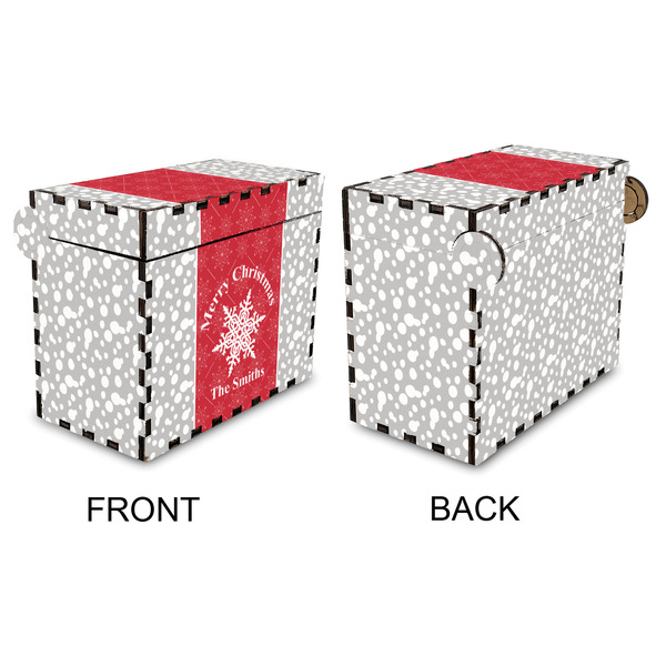 Snowflakes Recipe Box - Full Color - Approval