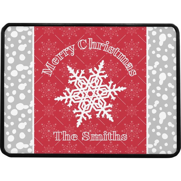 Snowflakes Rectangular Car Hitch Cover w/ FRP Insert